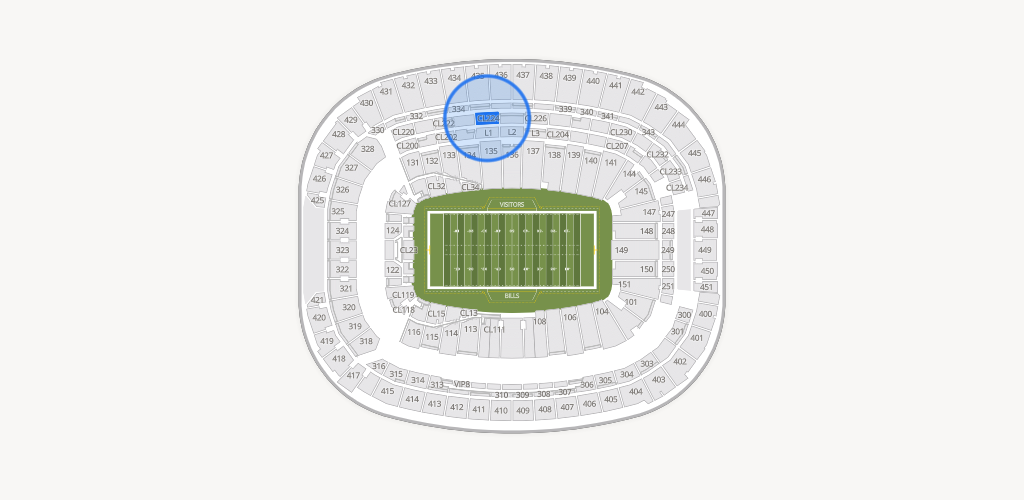 Highmark Stadium - NY Seating Chart
