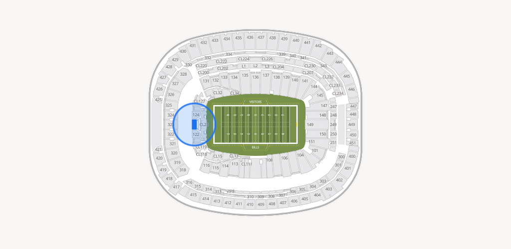 Highmark Stadium - NY Seating Chart