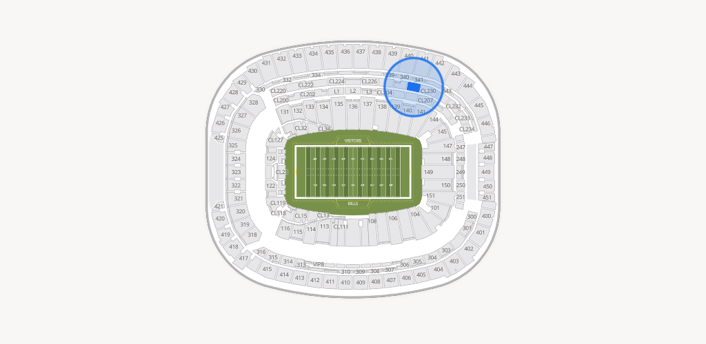 Highmark Stadium - NY Seating Chart