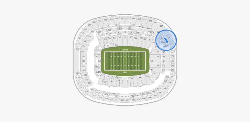 Highmark Stadium - NY Seating Chart