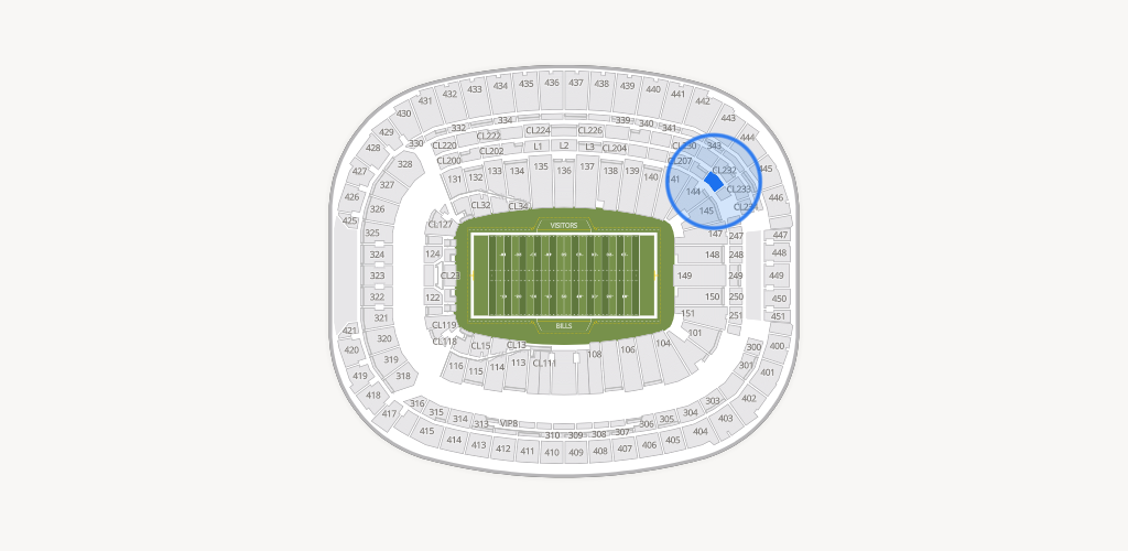Highmark Stadium - NY Seating Chart