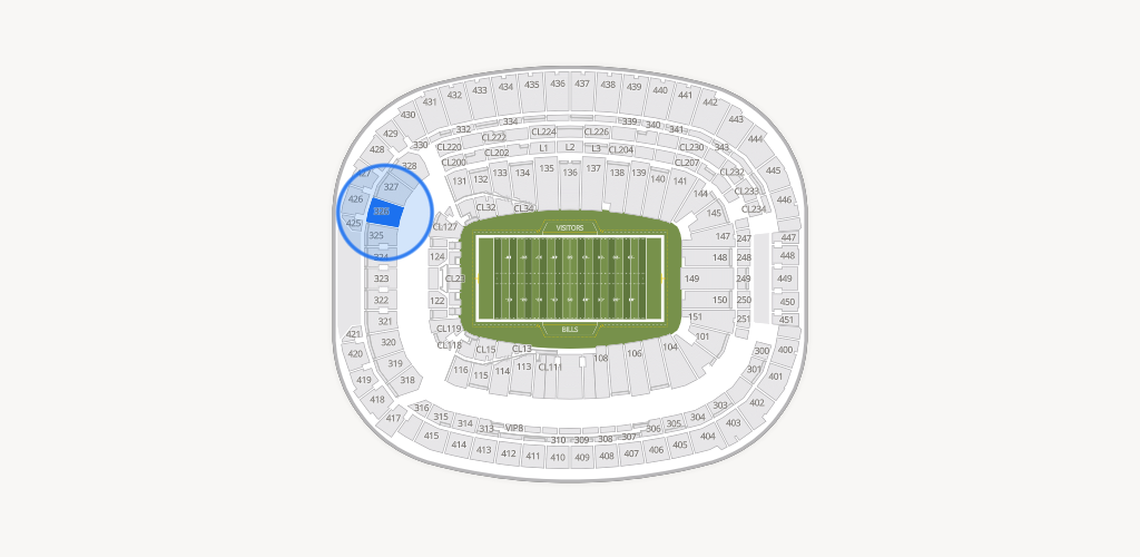 Highmark Stadium - NY Seating Chart
