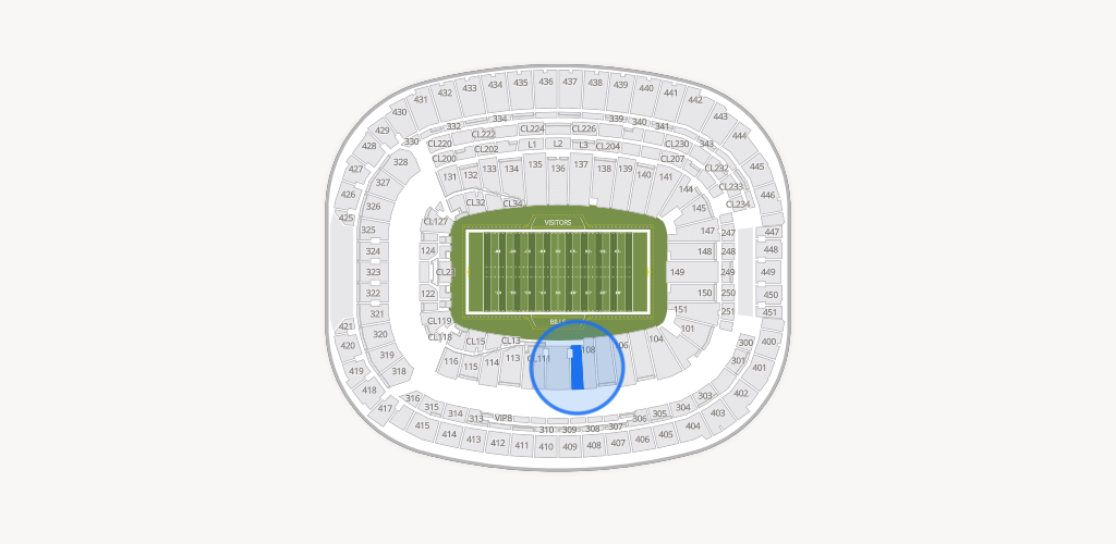 Highmark Stadium - NY Seating Chart