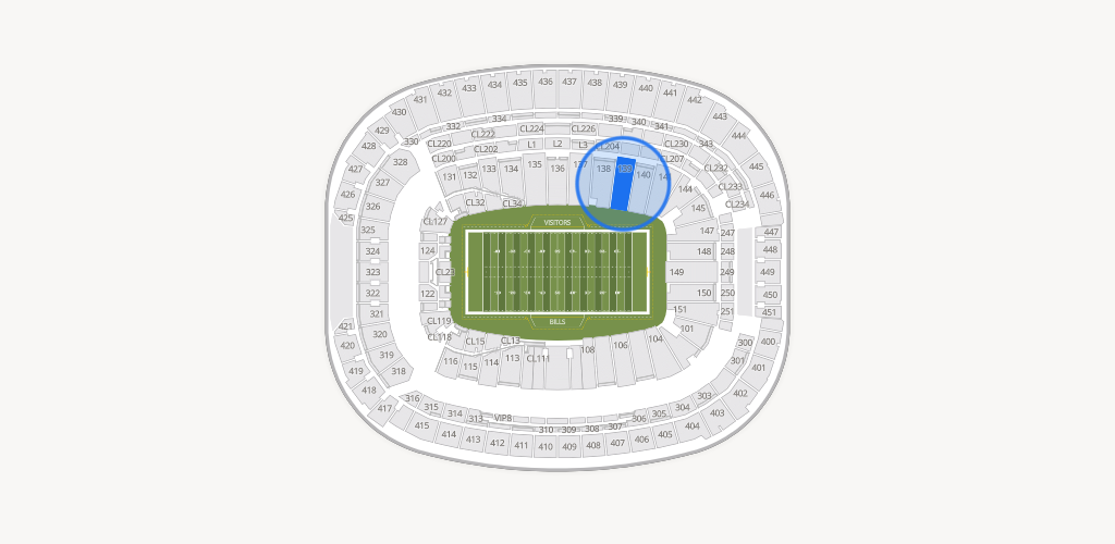 Highmark Stadium - NY Seating Chart