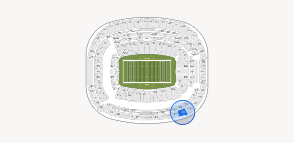 Highmark Stadium - NY Seating Chart