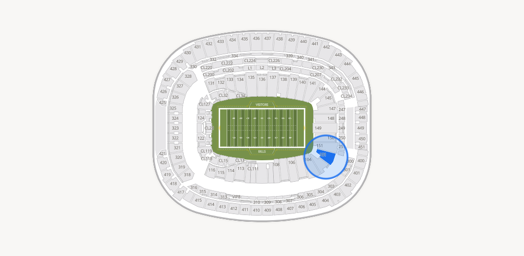 Highmark Stadium - NY Seating Chart