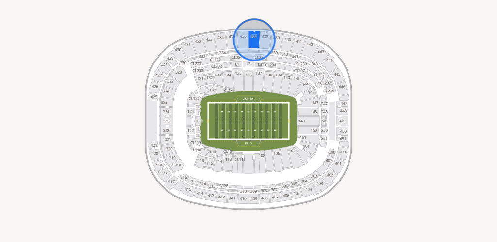 Highmark Stadium - NY Seating Chart