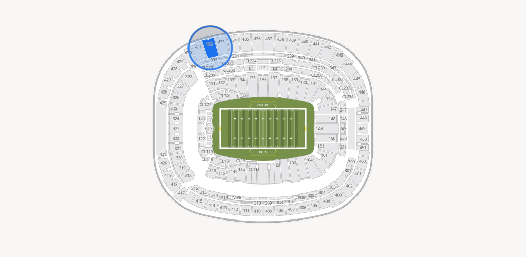 Highmark Stadium - NY Seating Chart