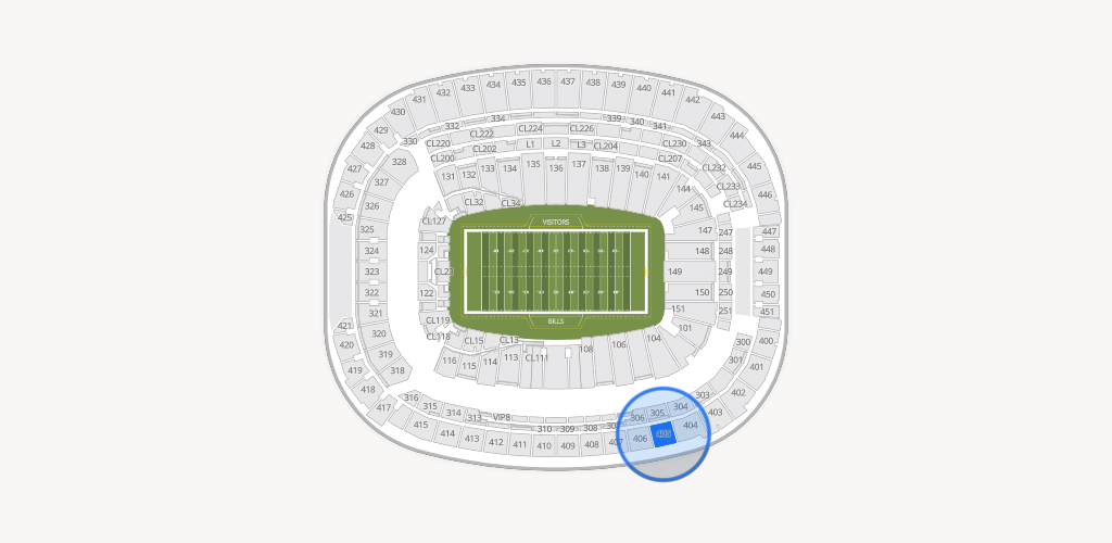 Highmark Stadium - NY Seating Chart