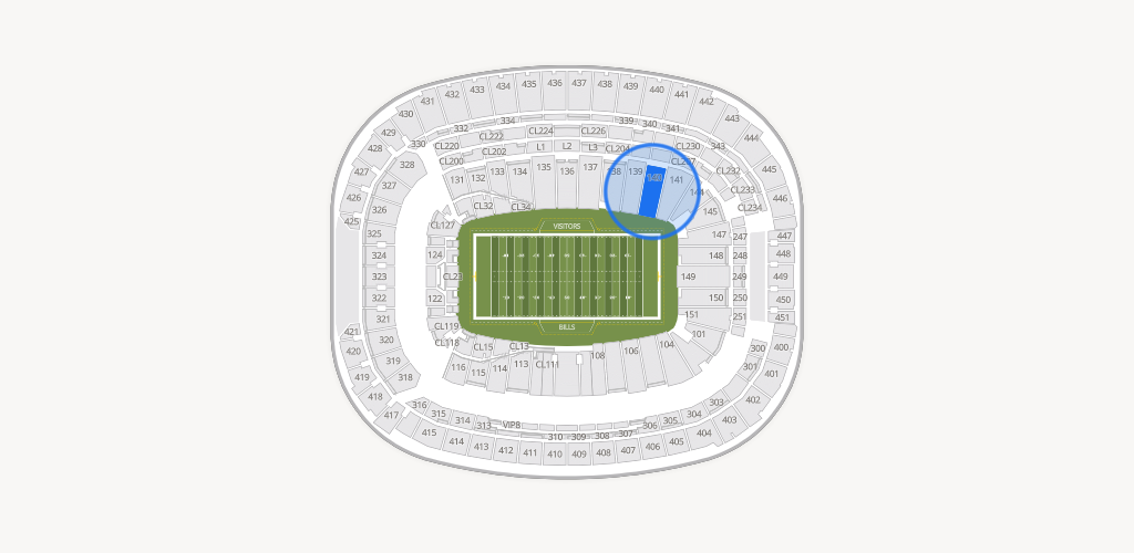 Highmark Stadium - NY Seating Chart
