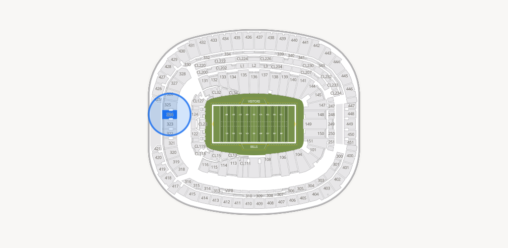 Highmark Stadium - NY Seating Chart