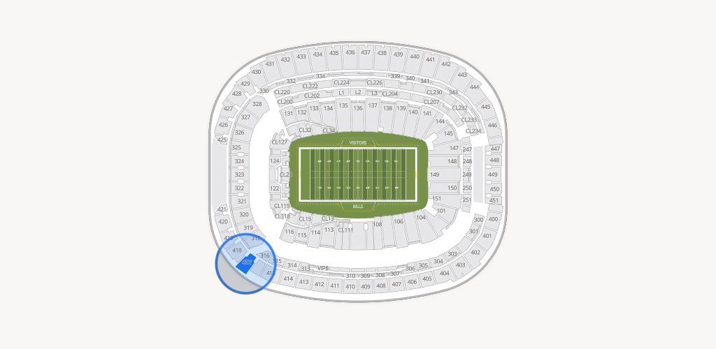 Highmark Stadium - NY Seating Chart
