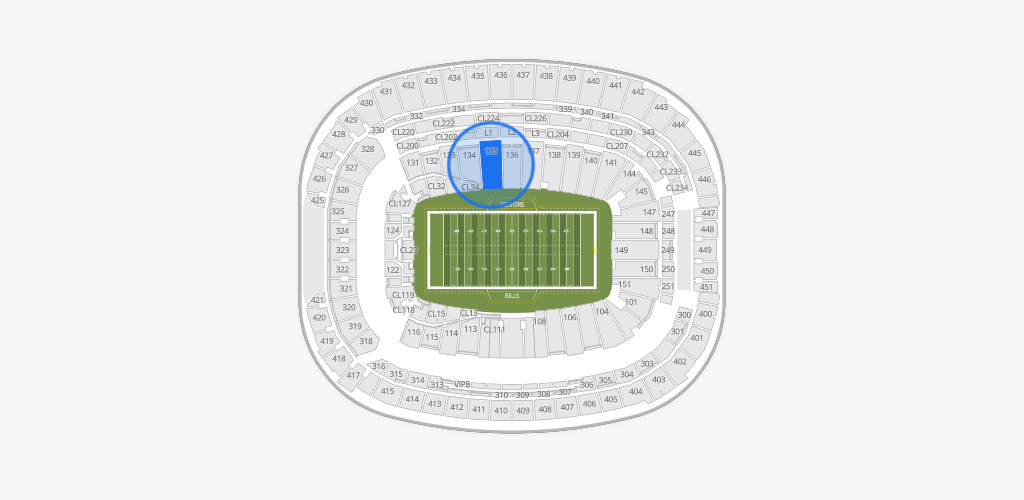 Highmark Stadium - NY Seating Chart