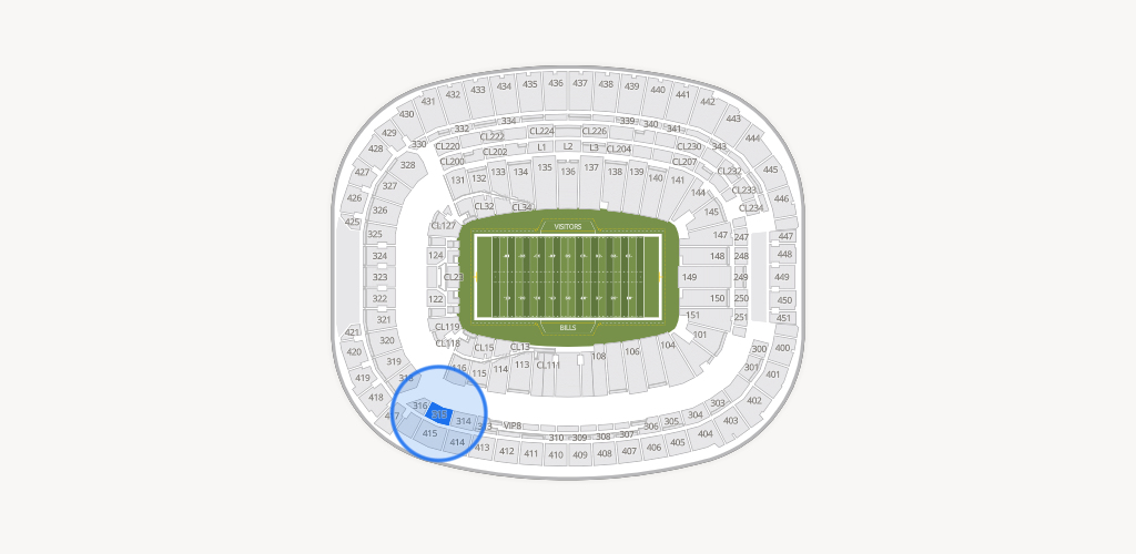 Highmark Stadium - NY Seating Chart