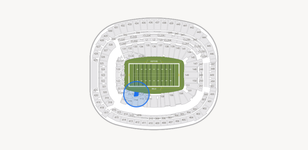Highmark Stadium - NY Seating Chart