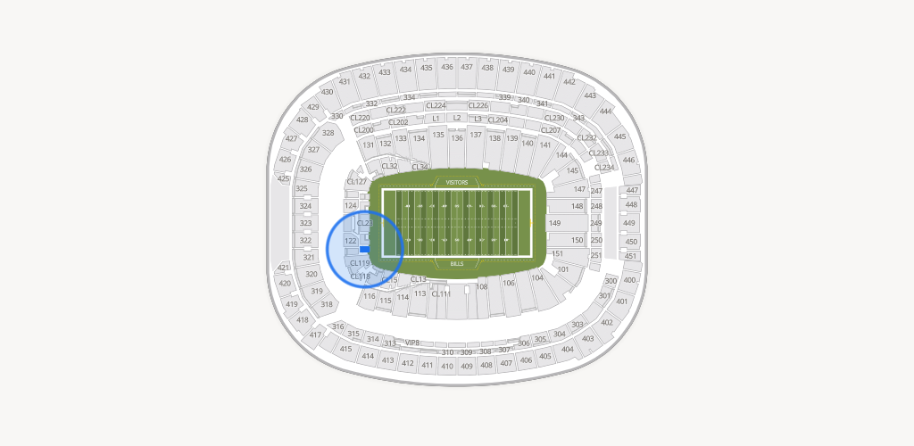 Highmark Stadium - NY Seating Chart