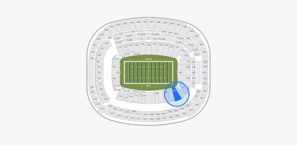 Highmark Stadium - NY Seating Chart