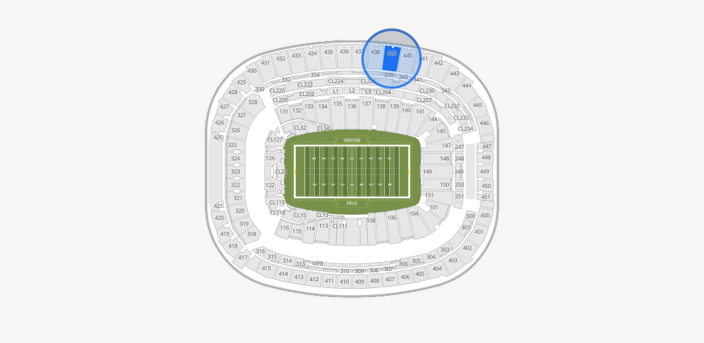 Highmark Stadium - NY Seating Chart