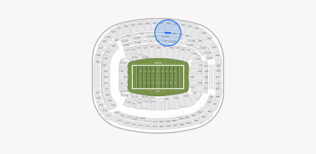 Highmark Stadium - NY Seating Chart