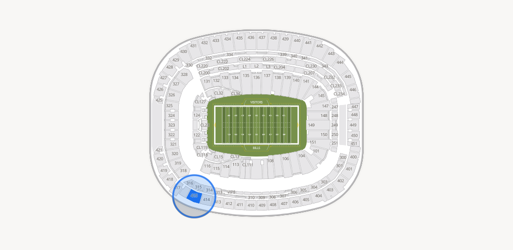 Highmark Stadium - NY Seating Chart