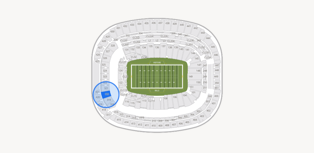 Highmark Stadium - NY Seating Chart