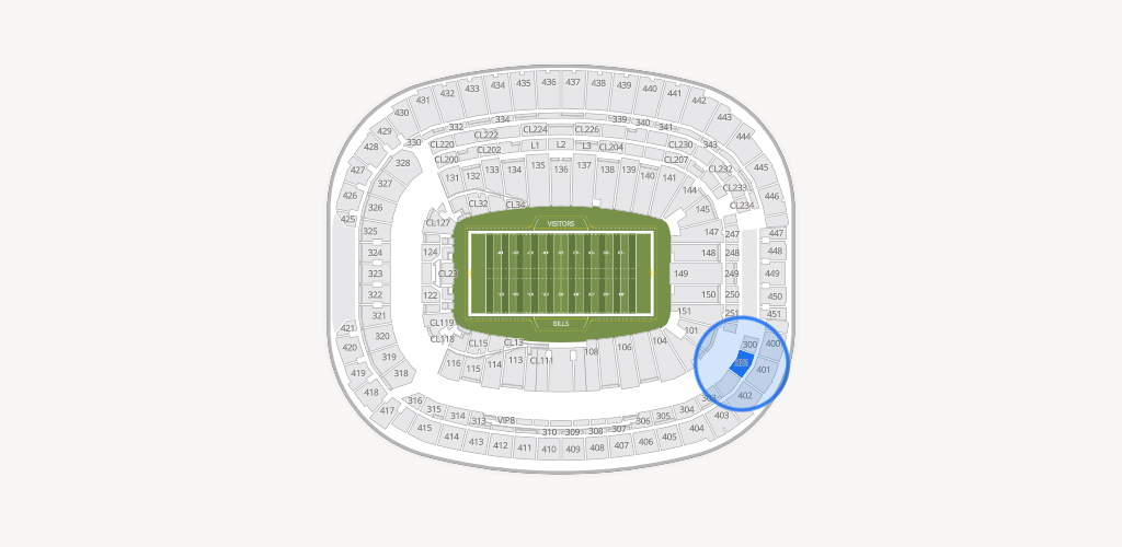 Highmark Stadium - NY Seating Chart