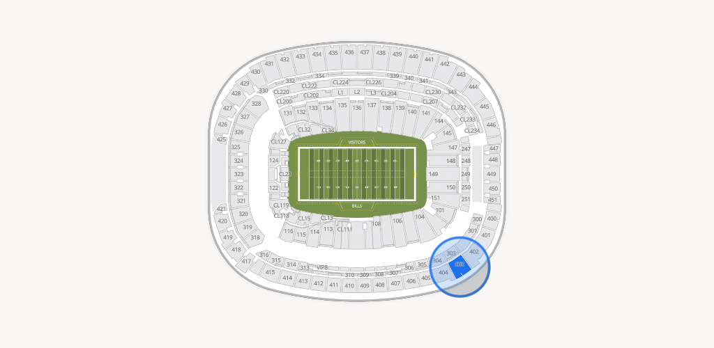 Highmark Stadium - NY Seating Chart