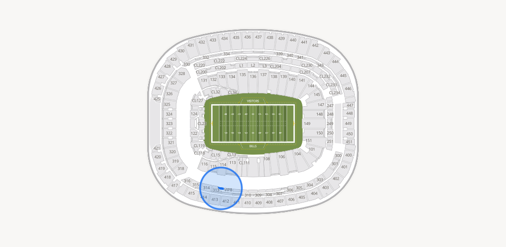 Highmark Stadium - NY Seating Chart