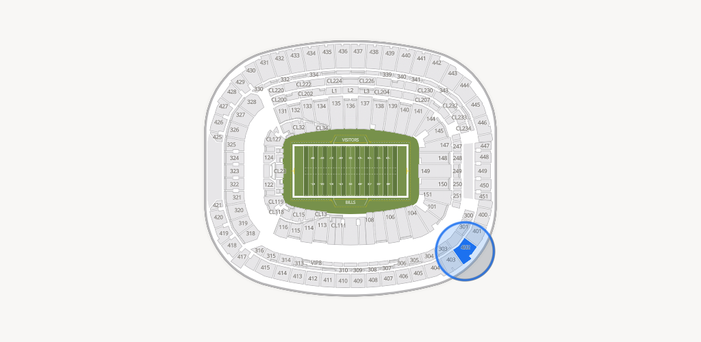 Highmark Stadium - NY Seating Chart