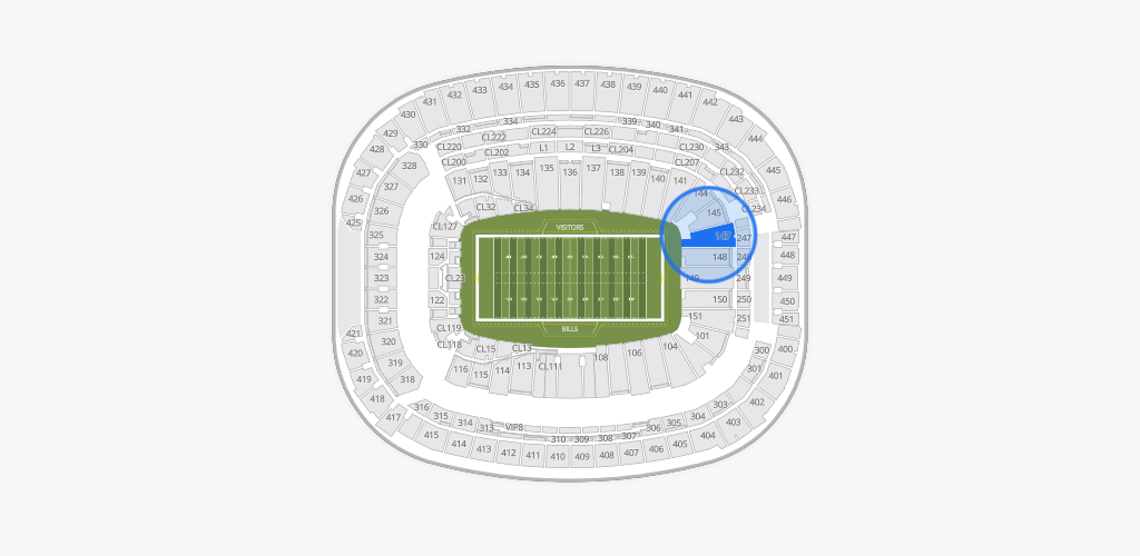 Highmark Stadium - NY Seating Chart
