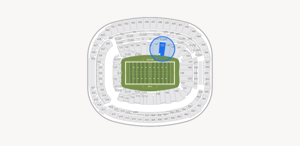 Highmark Stadium - NY Seating Chart