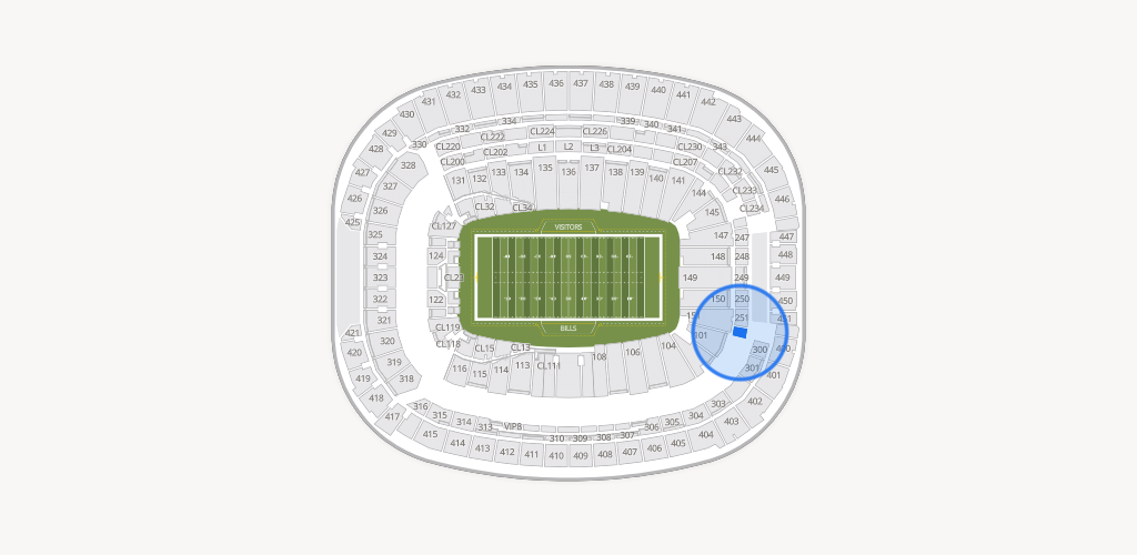 Highmark Stadium - NY Seating Chart