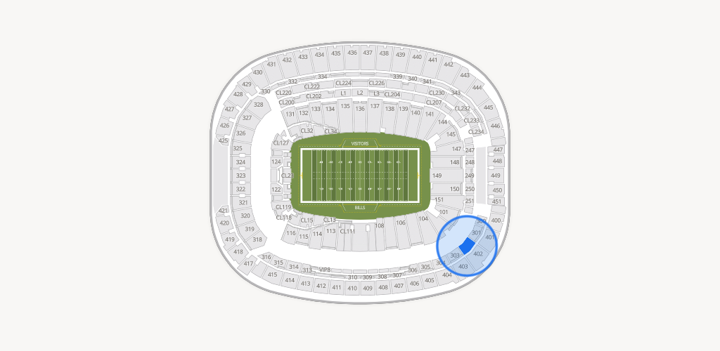 Highmark Stadium - NY Seating Chart