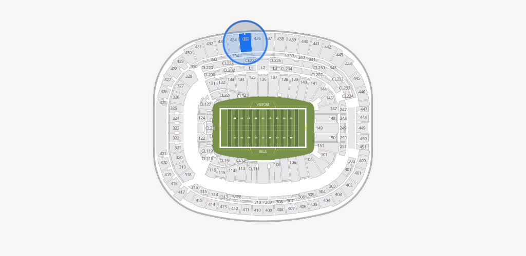 Highmark Stadium - NY Seating Chart