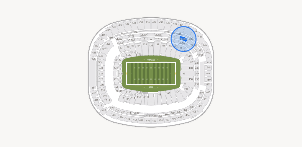 Highmark Stadium - NY Seating Chart
