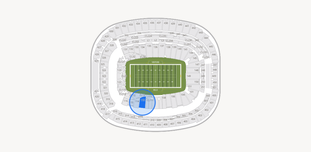 Highmark Stadium - NY Seating Chart