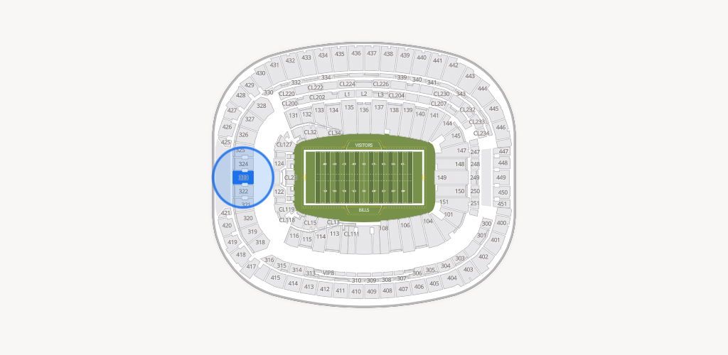 Highmark Stadium - NY Seating Chart