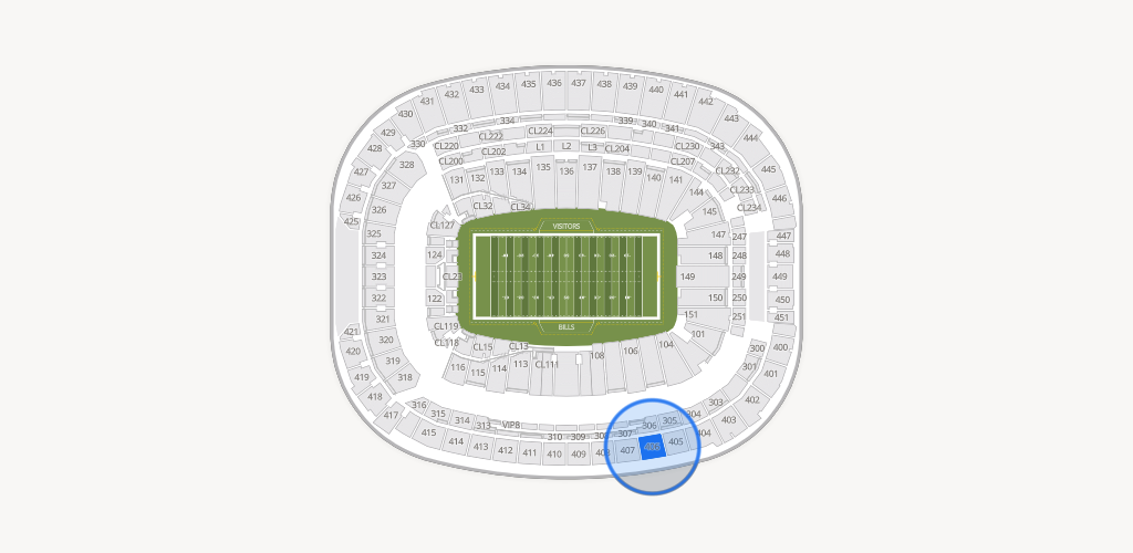 Highmark Stadium - NY Seating Chart