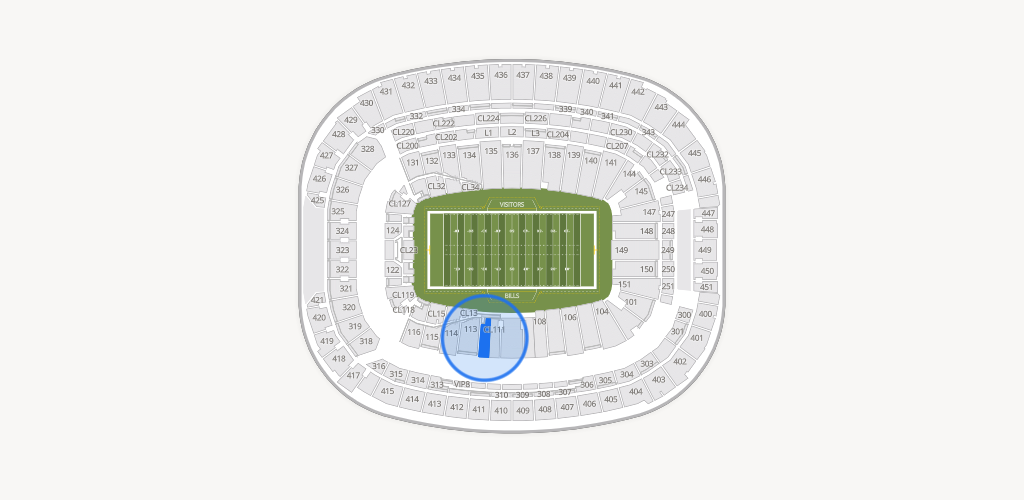 Highmark Stadium - NY Seating Chart