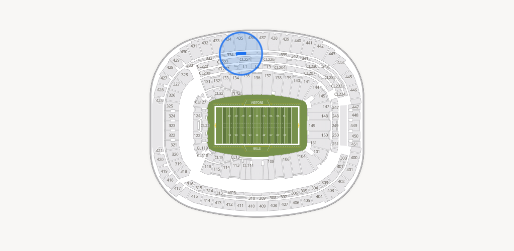 Highmark Stadium - NY Seating Chart