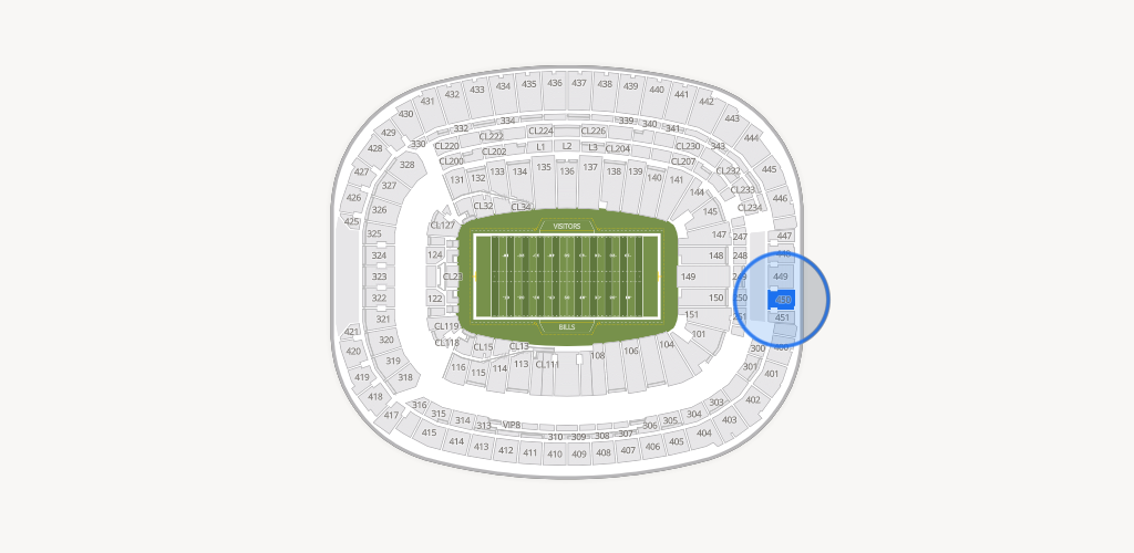 Highmark Stadium - NY Seating Chart