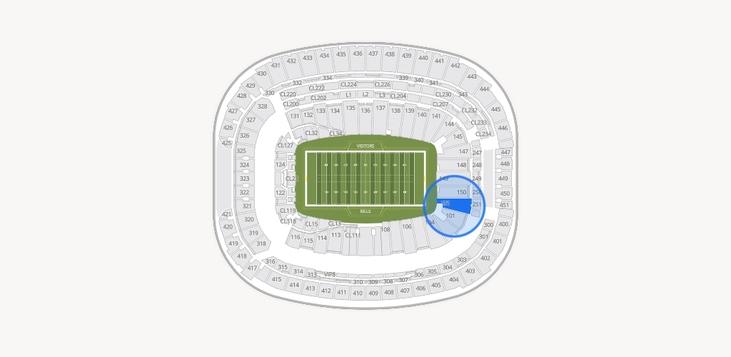 Highmark Stadium - NY Seating Chart
