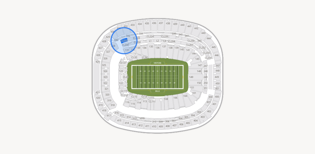 Highmark Stadium - NY Seating Chart