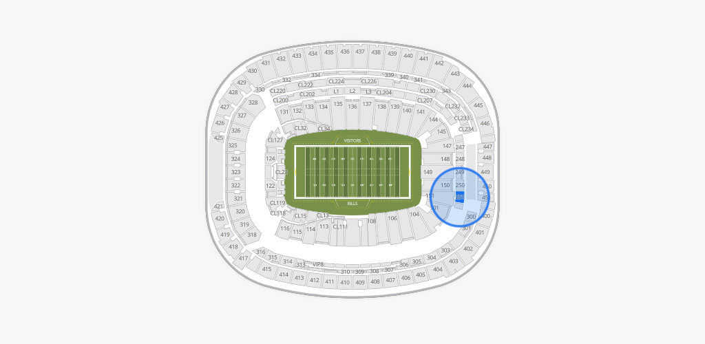 Highmark Stadium - NY Seating Chart