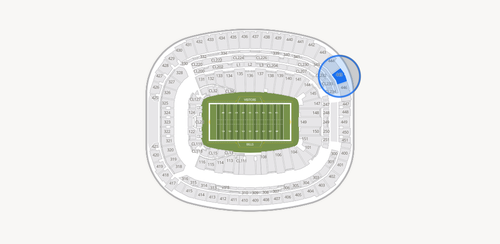 Highmark Stadium - NY Seating Chart