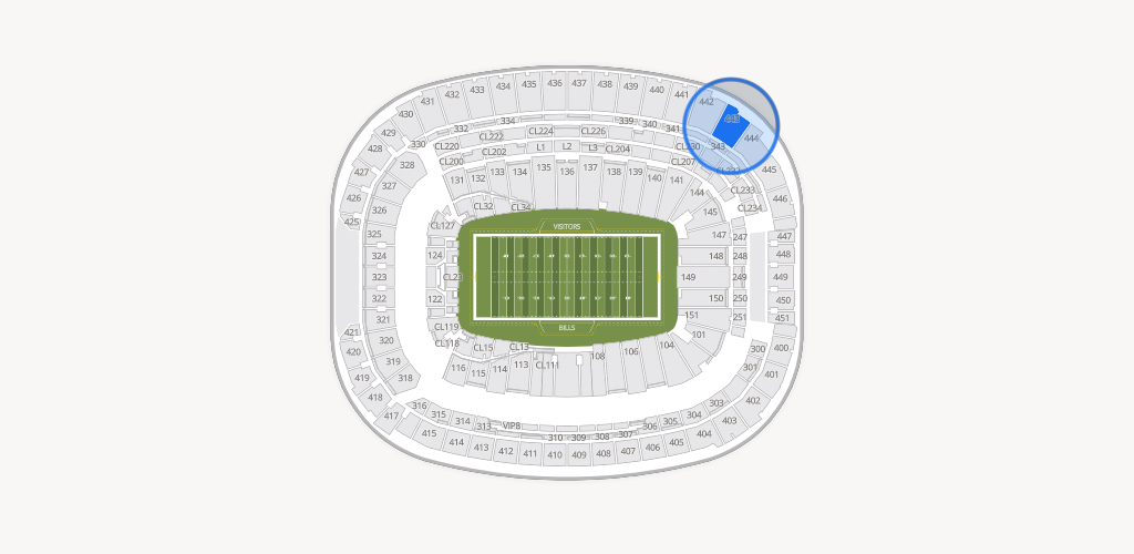 Highmark Stadium - NY Seating Chart