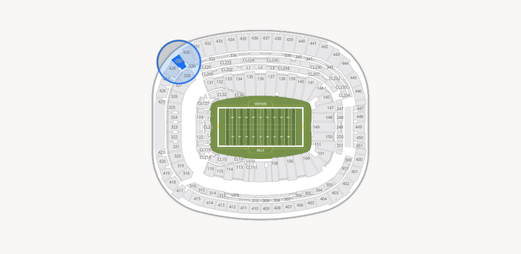Highmark Stadium - NY Seating Chart