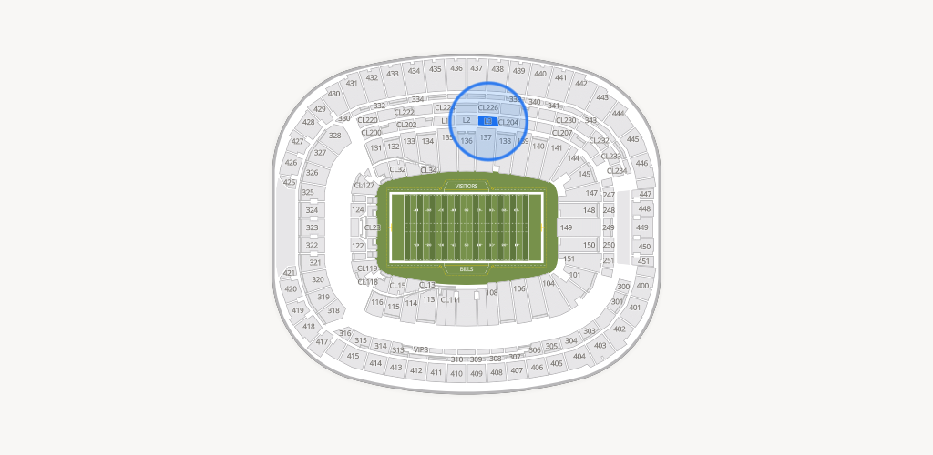 Highmark Stadium - NY Seating Chart
