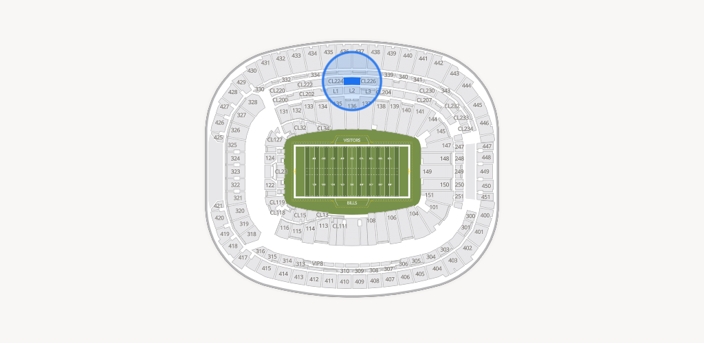 Highmark Stadium - NY Seating Chart