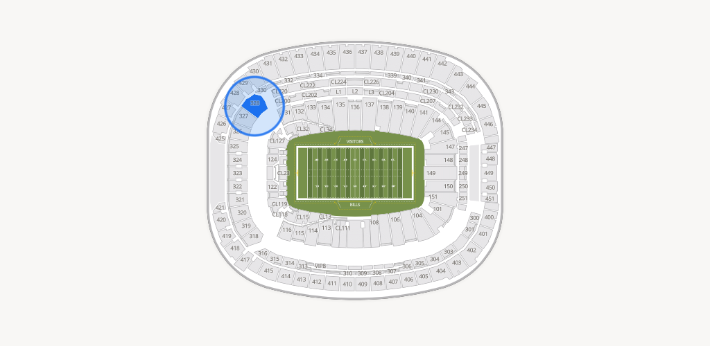 Highmark Stadium - NY Seating Chart